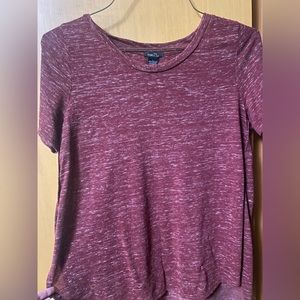 Rue21 short sleeve extra long tshirt with slits on both sides
